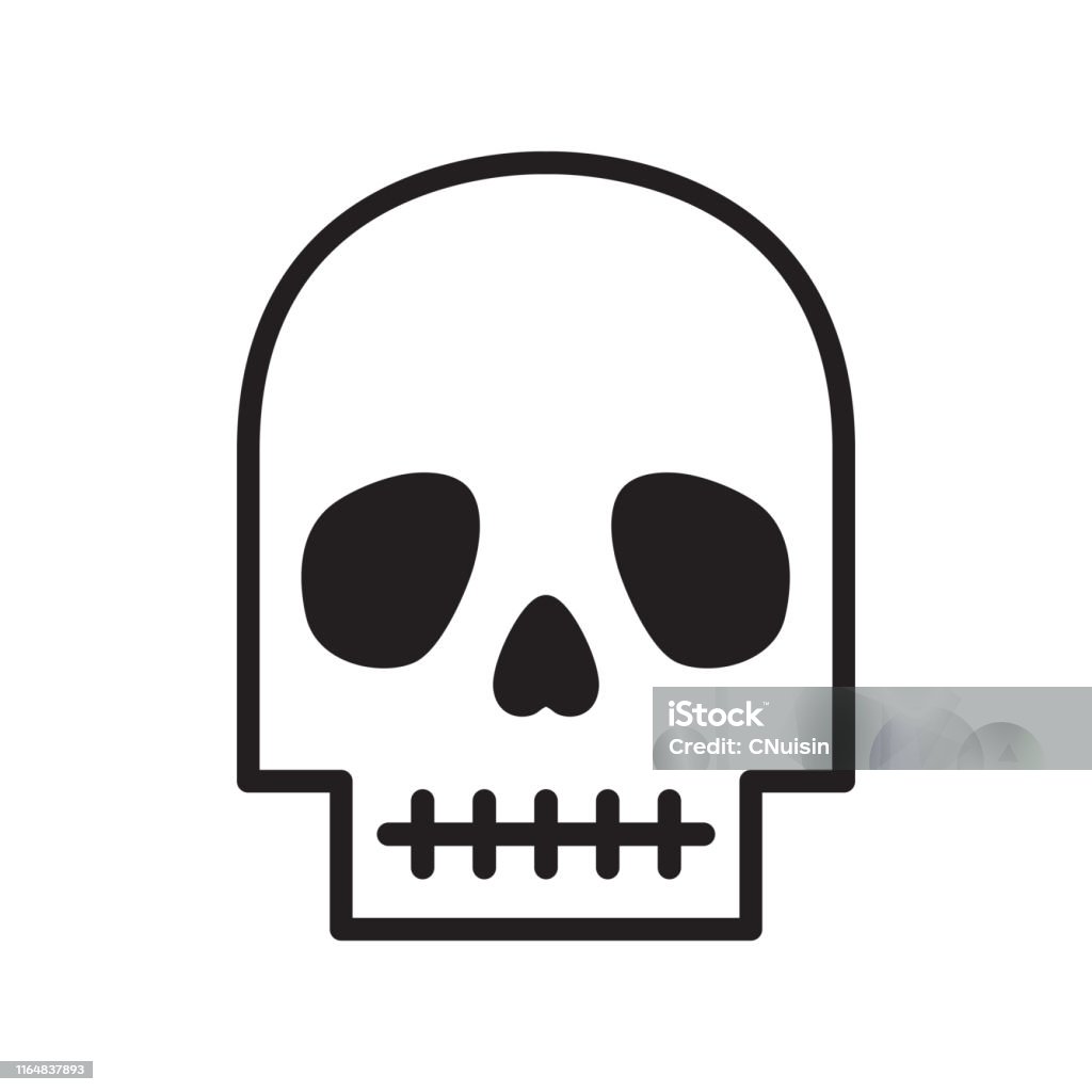 Skull Icon Vector Halloween Logo Pirate Bone Ghost Character Cartoon  Illustration Doodle Design Stock Illustration - Download Image Now - iStock