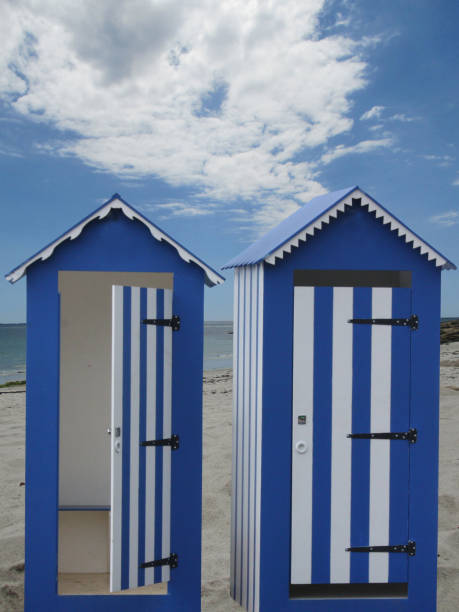 istock Beach cabins  Beach resort  Summer season 1164843758