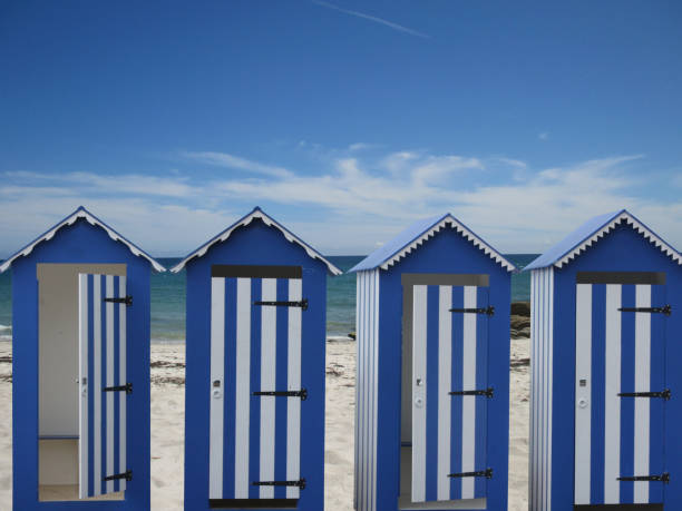 istock Beach cabins  Beach resort  Summer season 1164843771