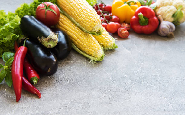 Fresh summer vegetables