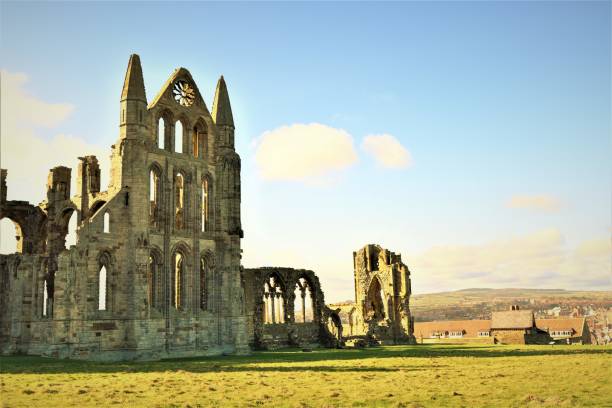 istock Whitby Abbey side view, Whitby, North Yorkshire, England 1164852167
