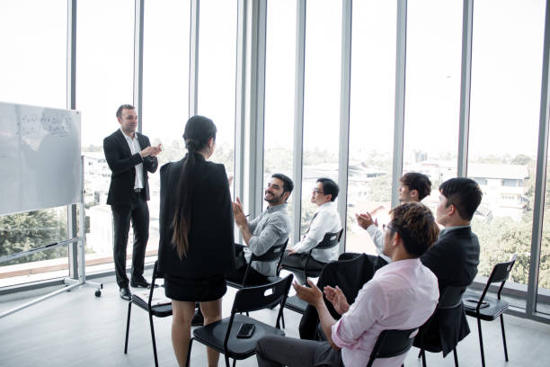 istock Chief listens comment to the staff in the team. 1164855113