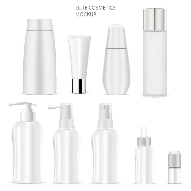 istock Cosmetic Bottle Mockup. Soap, Shampoo, Tube, Cream 1164866959