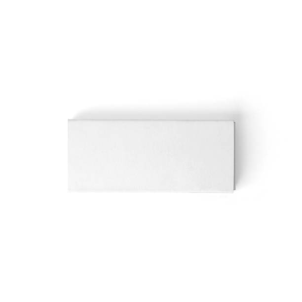 White blank matches paper box top view isolated on white background. Packaging template mockup collection. With clipping Path included. matchbox stock pictures, royalty-free photos & images