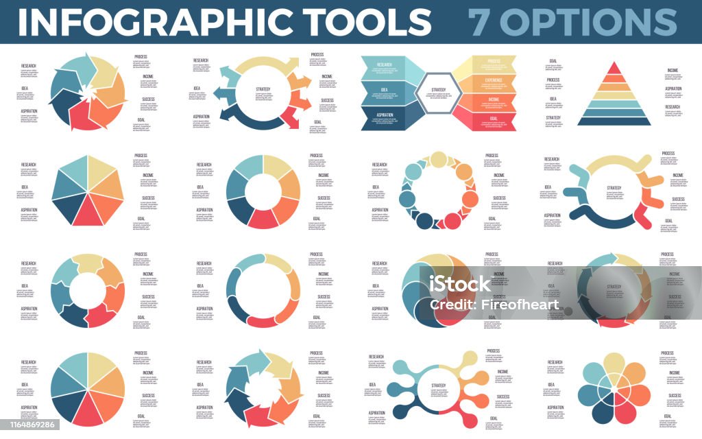 Info Graphique Infographie Daffaires Modèles De Visualisation De Données Avec Des ...