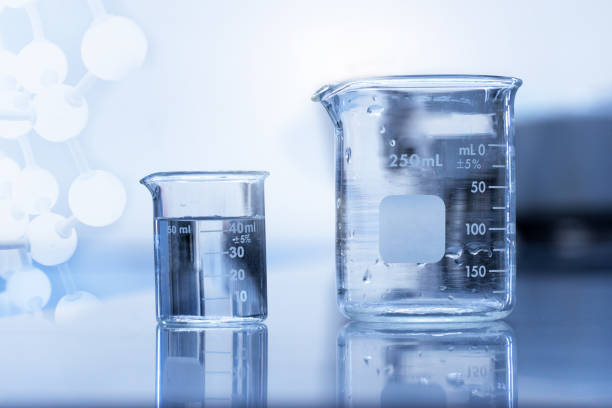 Solitary beaker on white