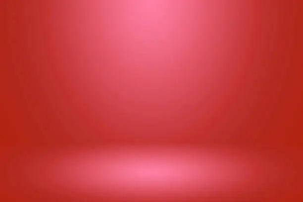 Photo of Red abstract background, Red gradient background.