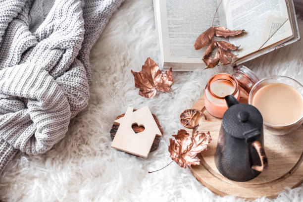 istock Cozy autumn and winter comfortable home life. 1164874823