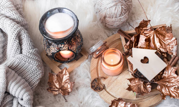 istock Cozy autumn and winter comfortable home life. 1164874830