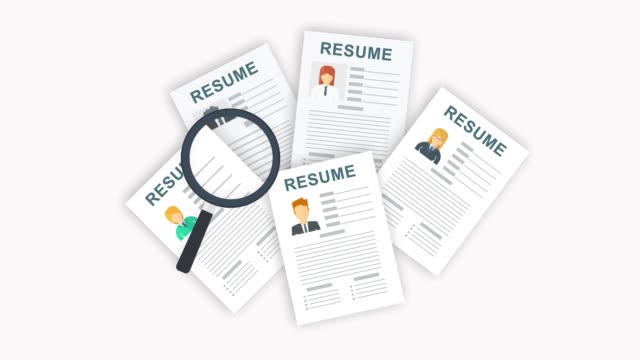 Resume Applicant. Choosing a candidate for a vacant job
