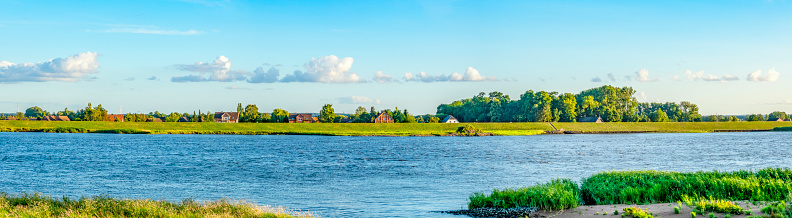 Elbe river panoramic