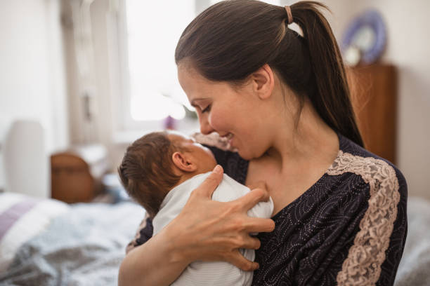 istock Mother and bay, tender moments 1164891507