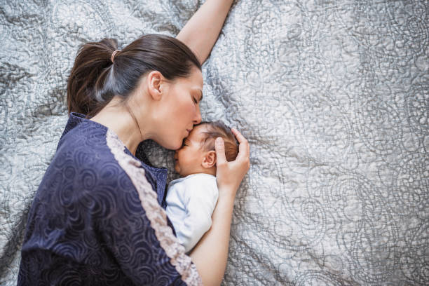 istock Mother and bay, tender moments 1164891551