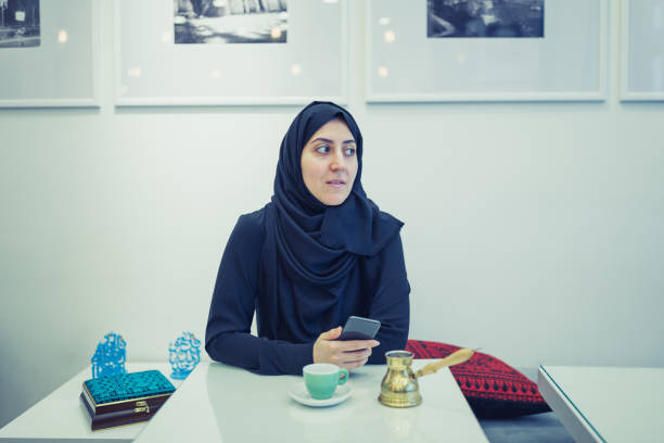 istock Muslim businesswoman freelance work 1164892398