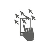 website-klickt-symbol-mit-zeiger-symbol-
