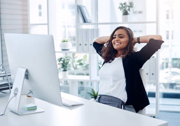 istock I can relax knowing I did very well today 1164895713
