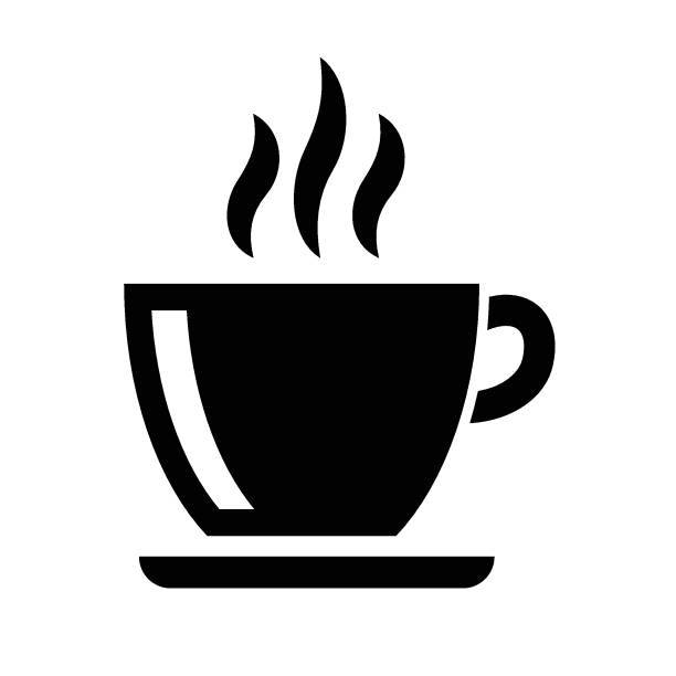 ikona aplikacji coffee americano - full steam ahead stock illustrations