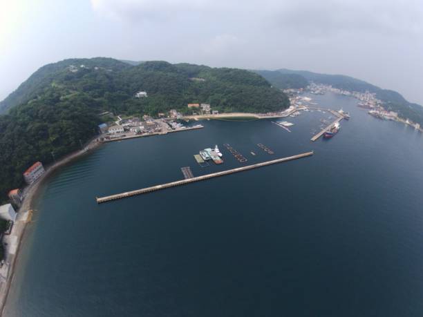 istock Early morning harbor town, Himeji, Ieshima 1164901577