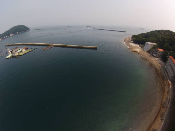istock Early morning harbor town, Himeji, Ieshima 1164901608