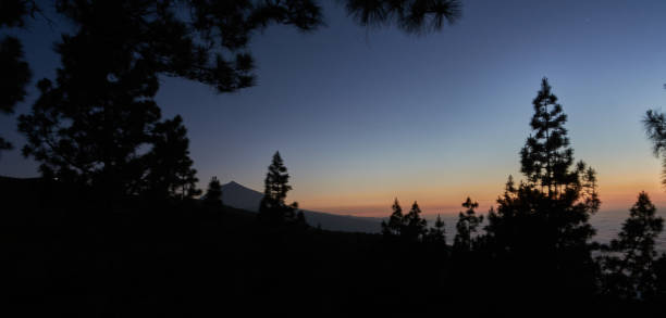 istock Panoramic night view of Pico del Teide, Tenerife, Spain 1164908627