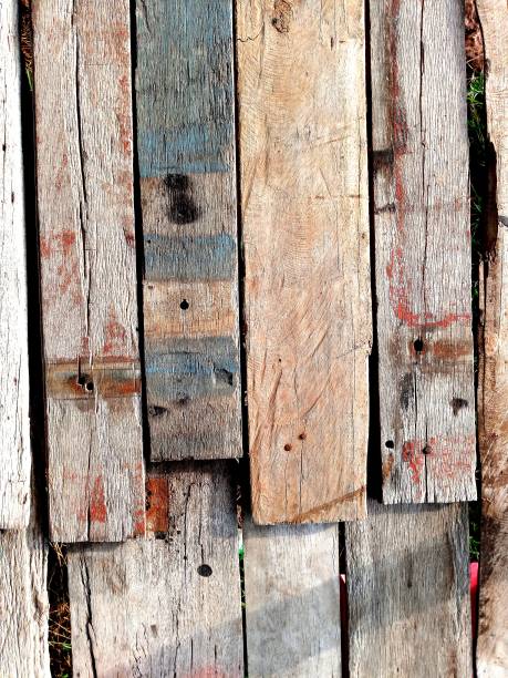 istock Old Wooden Plank Backgrounds 1164914573