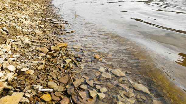 istock Stony shore of the reservoir 1164917357