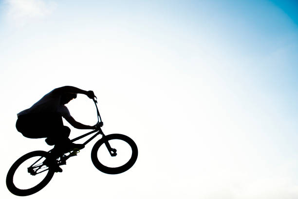 istock Young BMX bicycle rider 1164919168
