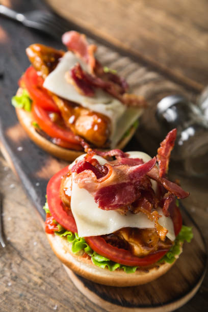 istock Chicken Cheese And Bacon Sandwich 1164920801