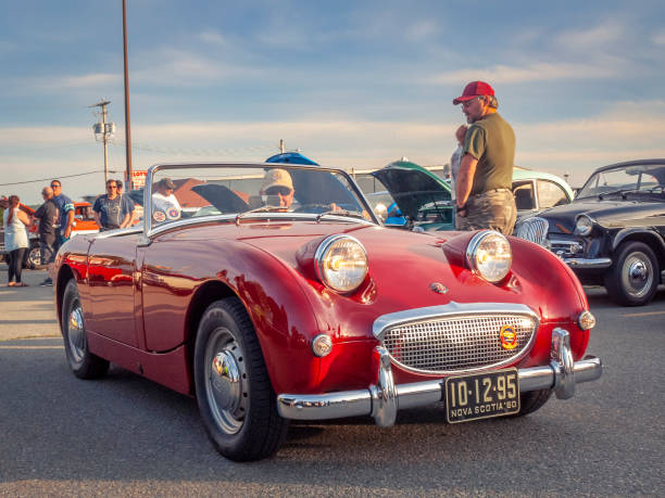 1960オースティン・ヒーリー・スプライトスポーツカー - healey ストックフォトと画像