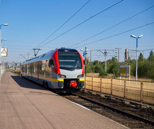 istock New model fast train waiting us in the station 1164925584