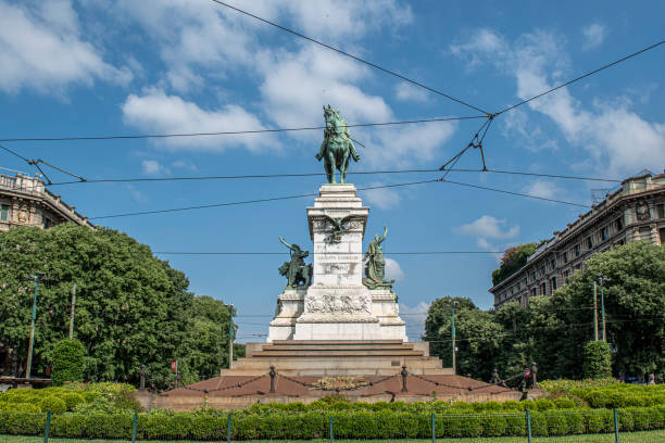 istock Giuseppe Garibaldi Monument in Milan, Italy 1164926367