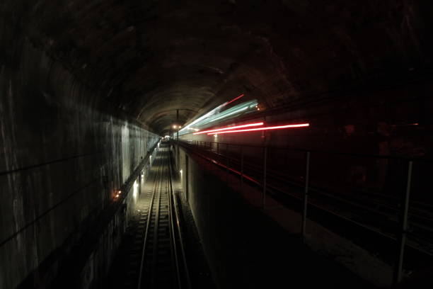 istock Exploration of Paris metro tunnels. 1164928328