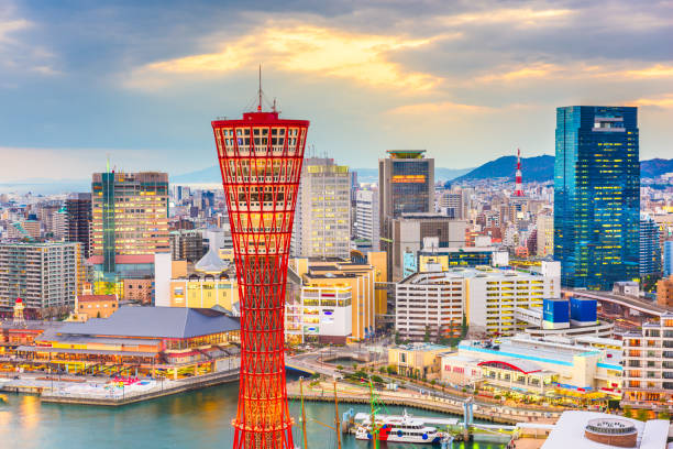 istock Kobe, Japan Cityscape 1164932400