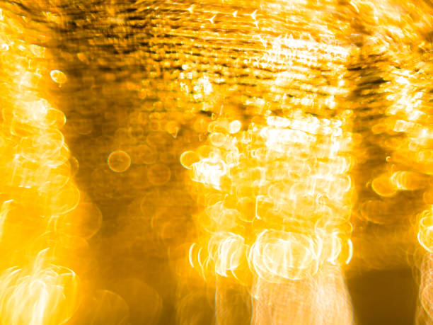 istock Simple and minimalistic selective focus, golden fabric background 1164936203