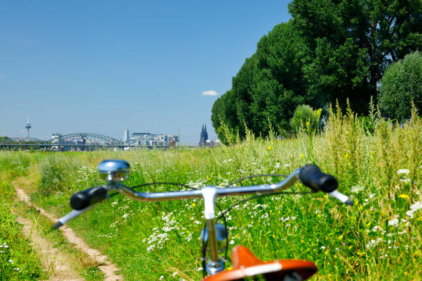 istock With the Bicycle into the Poller meadows, Cologne, Germany 1164936220
