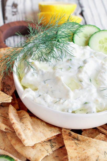 istock Greek Tzatziki dip sauce 1164937246