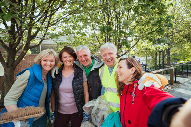 istock City Clean Up Crew Selfie 1164937863