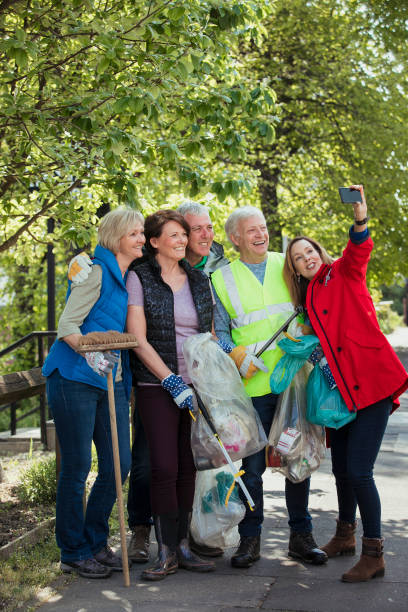 istock City Cleaners Taking a Selfie 1164937907