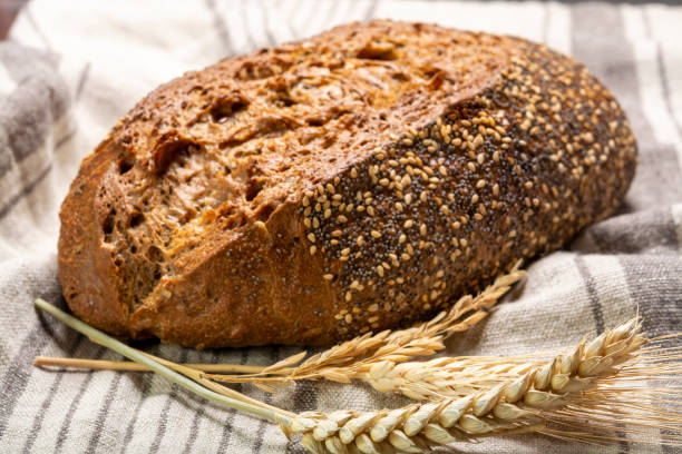 istock Fresh bio organic bread from artisanal bakery 1164939258