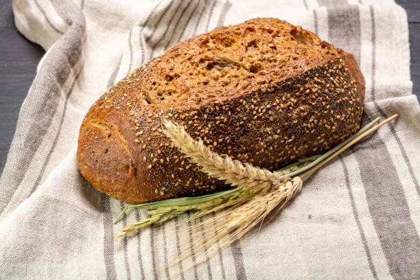istock Fresh bio organic bread from artisanal bakery 1164939273