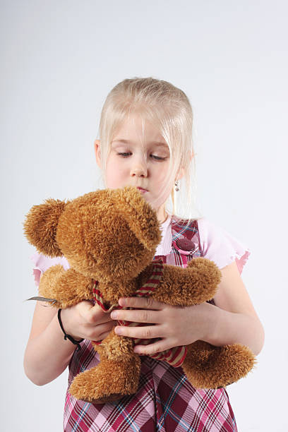 istock Small girl and teddy 116493986