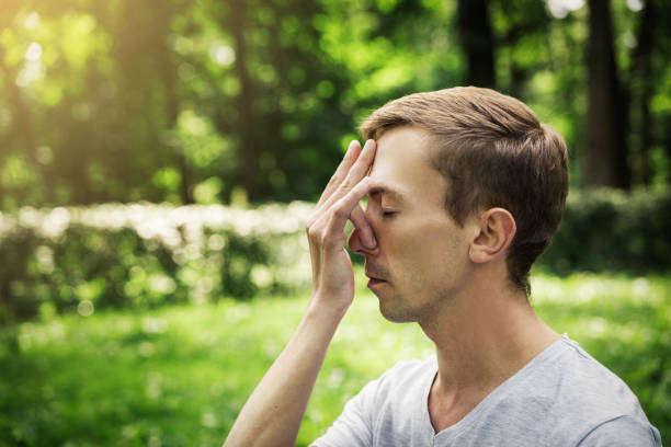istock breathing in yoga 1164940325