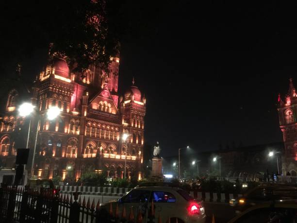 istock Night View-Chhatrapati Shivaji Maharaj Terminus-CSTM 1164942814