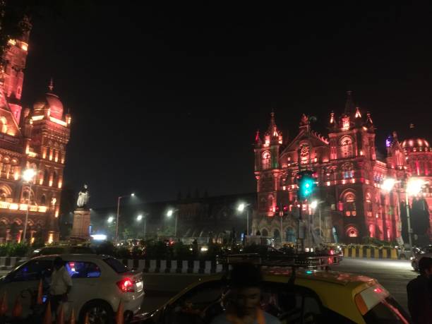 istock Night View-Chhatrapati Shivaji Maharaj Terminus-CSTM 1164942850