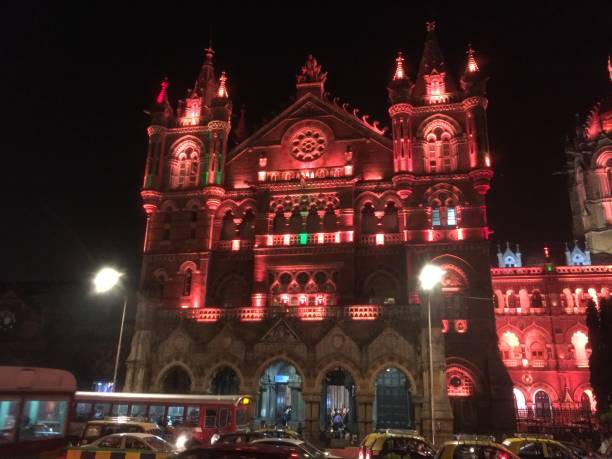 istock Night View-Chhatrapati Shivaji Maharaj Terminus-CSTM 1164943250