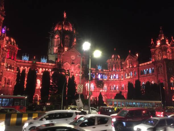 istock Night View-Chhatrapati Shivaji Maharaj Terminus-CSTM 1164943515