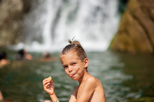 happy little boy