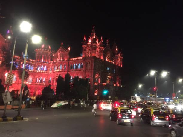 istock Night View-Chhatrapati Shivaji Maharaj Terminus-CSTM 1164943761