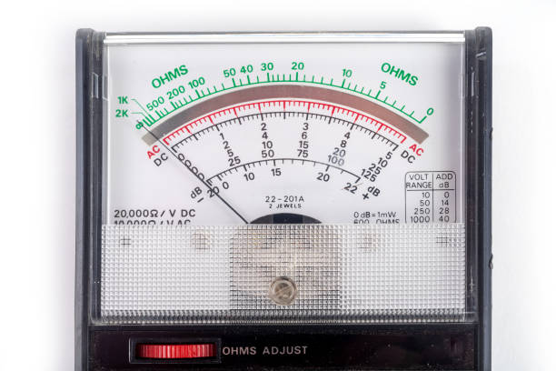 istock Analog multimeter, that combines several measurement functions in one unit. Vintage model 1164947179