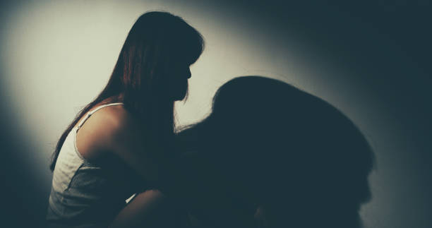 istock The Depression Woman Sit On The Floor 1164947265